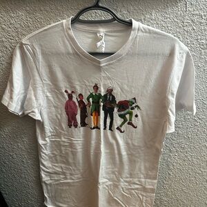 Christmas Characters V Neck Tee